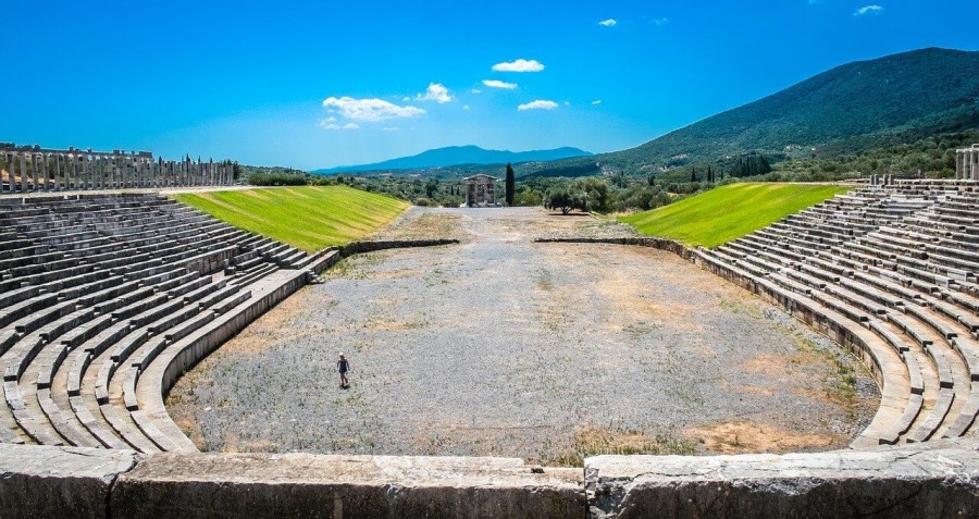 historische Romane Griechenland Stadion