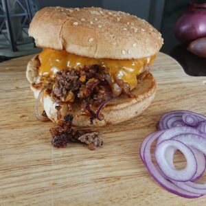 Oklahoma Fried Onion Burger