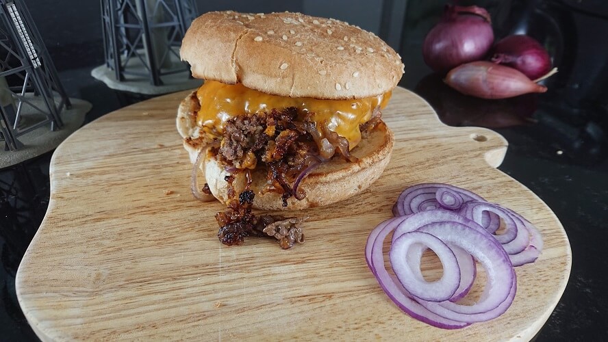 Oklahoma Fried Onion Burger