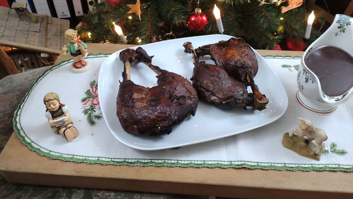 Gänsekeule Weihnachten